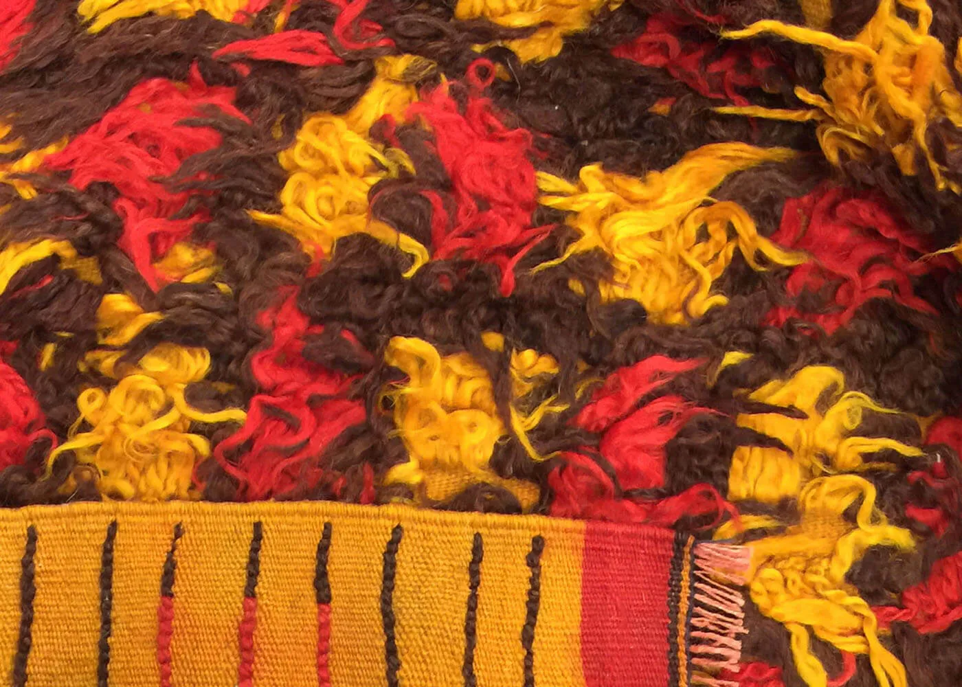 Vintage Turkish Tulu Rug - 5' x 10'