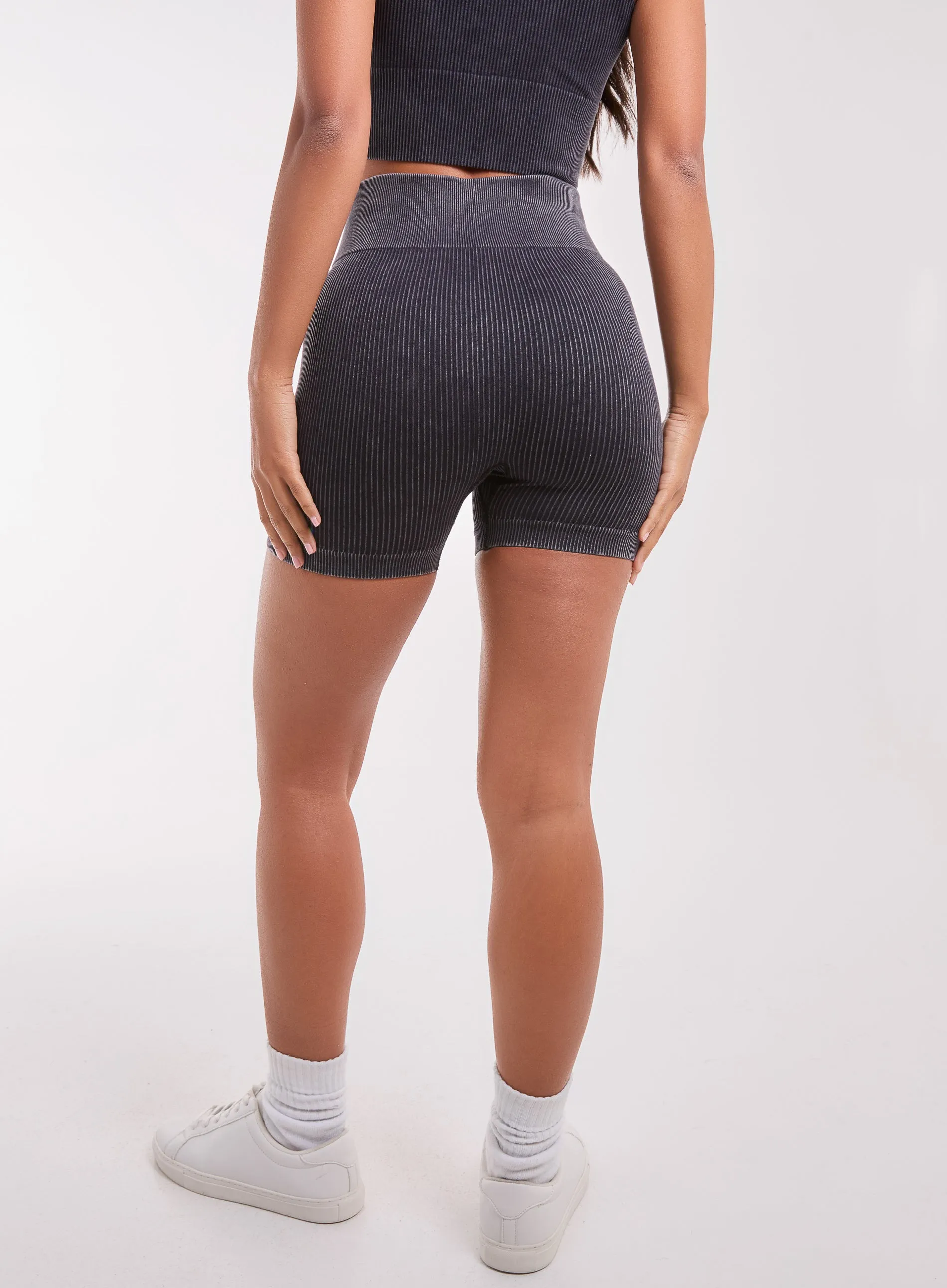 Washed Active Cycle Shorts