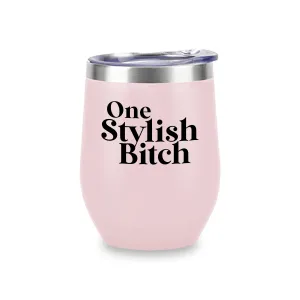 Wine Tumblers (Pink) - One Stylish Bitch
