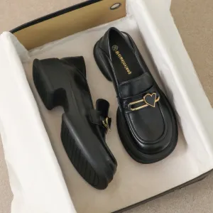 Women Stylish Casual Thick Soled Loafers