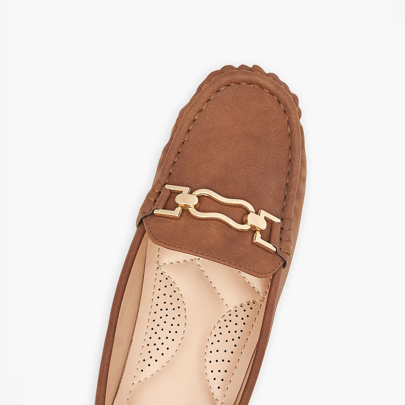 Women's Buckled Moccasins
