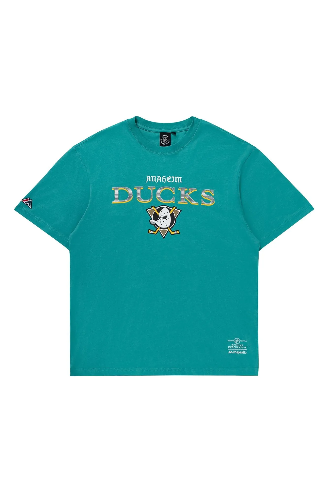 Wordmark Chrome Tee Ducks | Faded Teal