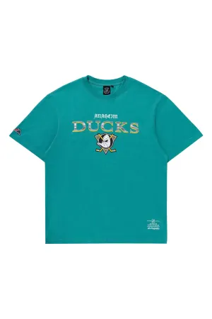 Wordmark Chrome Tee Ducks | Faded Teal